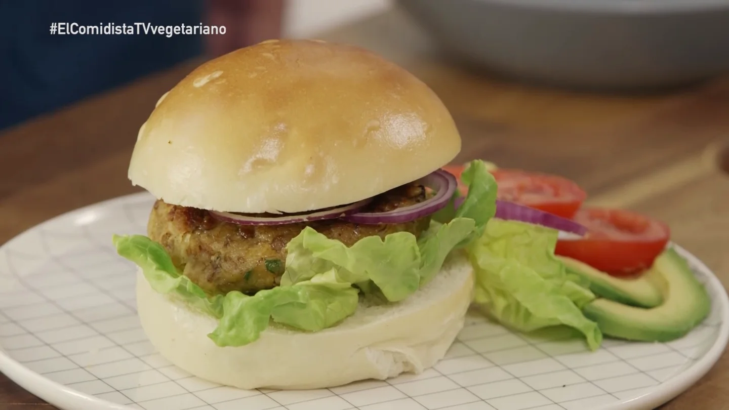 Hamburguesa vegetariana en El Comidista TV Hamburguesa vegetariana en El Comidista TV
