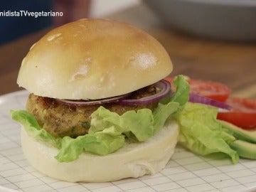 Hamburguesa vegetariana en El Comidista TV 