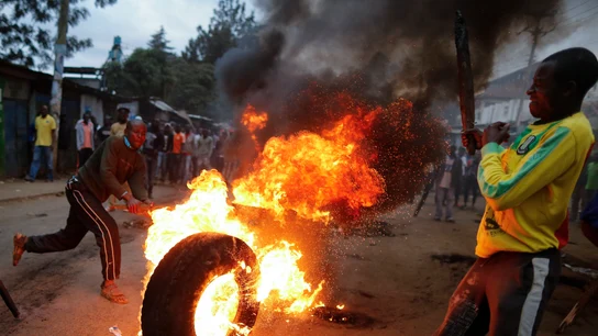 Las calles de Nairobi son un hervidero Las calles de Nairobi son un hervidero