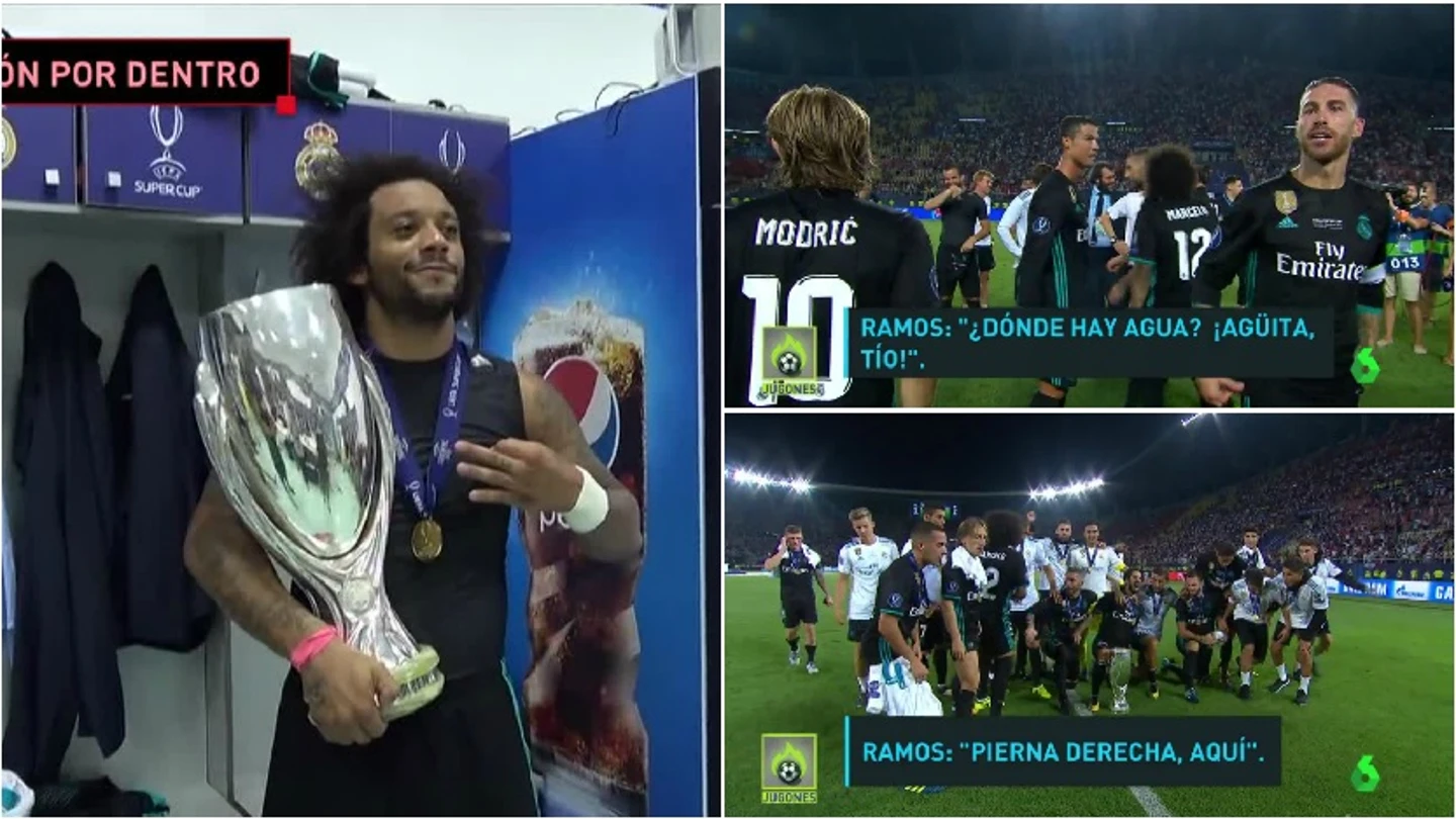 La fiesta del Real Madrid tras ganar la Supercopa La fiesta del Real Madrid tras ganar la Supercopa