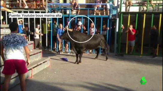 Corneado grave mientras sacaba una foto con el móvil al toro en Calpe Corneado grave mientras sacaba una foto con el móvil al toro en Calpe