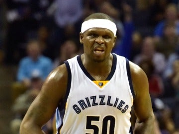 Zach Randolph durante un partido Zach Randolph durante un partido