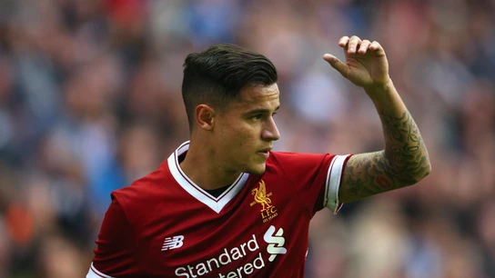 Philippe Coutinho, en un partido con el Liverpool Philippe Coutinho, en un partido con el Liverpool