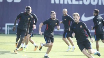 Entrenamiento del FC Barcelona