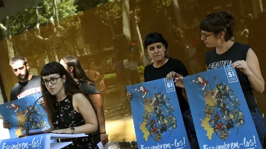La CUP presenta su campaña en favor del referéndum del 1-O La CUP presenta su campaña en favor del referéndum del 1-O