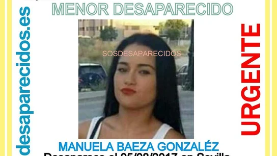Se busca a Manuela Baeza, desaparecida en Sevilla Se busca a Manuela Baeza, desaparecida en Sevilla