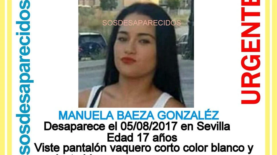 Se busca a Manuela Baeza, desaparecida en Sevilla