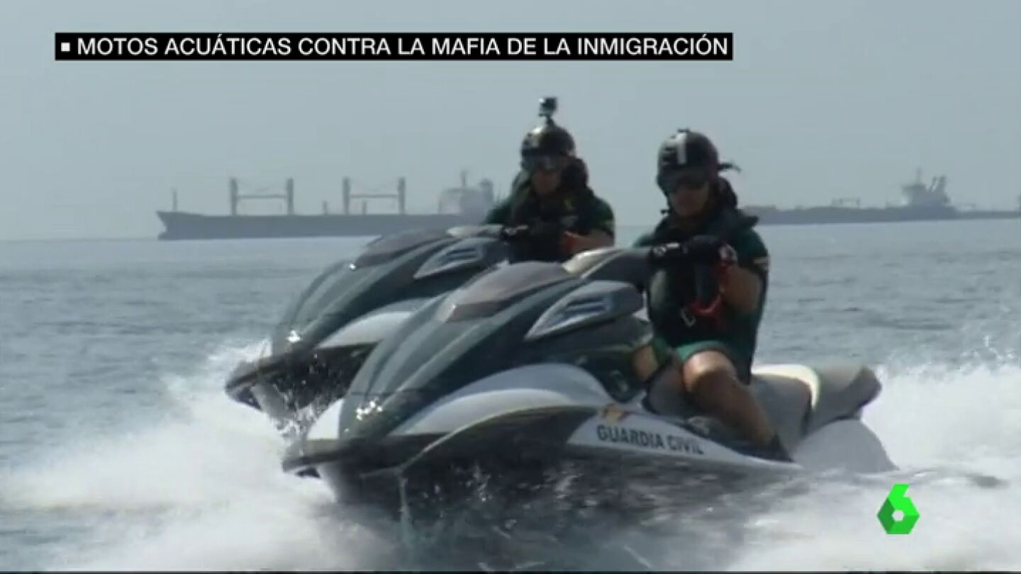 Aumenta el n&uacute;mero de migrantes que llegan a Espa&ntilde;a en motos de agua