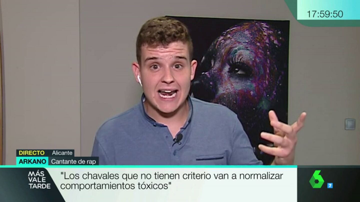 Arkano le dedica un rap a 'M&aacute;s Vale Tarde' sobre el machismo: "A todos los canales: no son enfermos mentales, son hijos sanos del patriarcado"