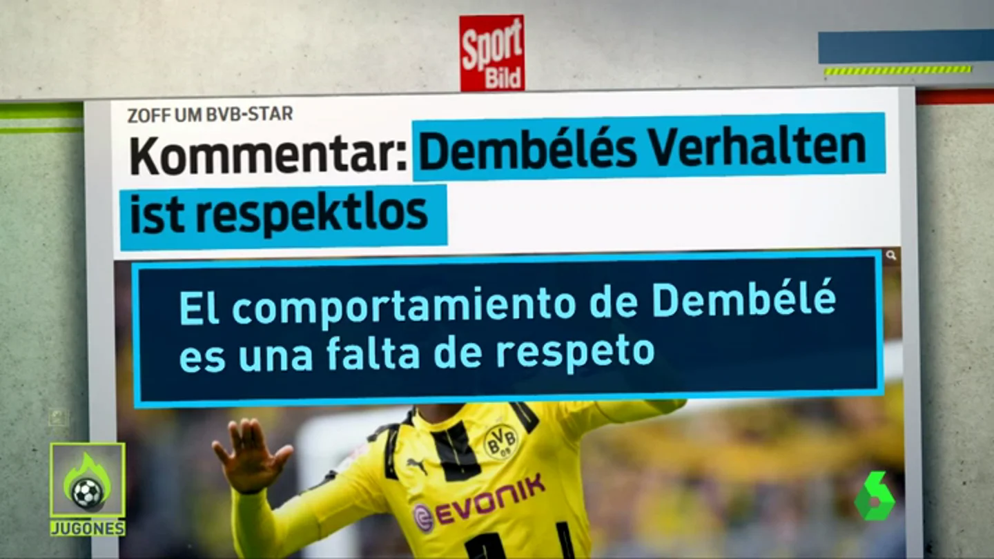 Los medios alemanes cargan contra Dembélé Los medios alemanes cargan contra Dembélé