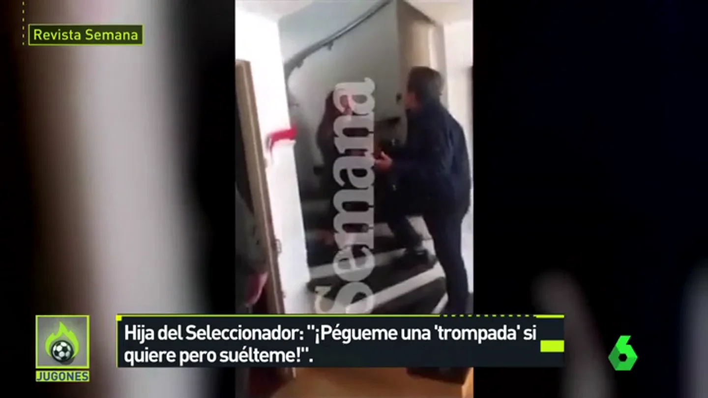 Sale a la luz el vídeo en el que el seleccionador de Honduras agrede a su hija Sale a la luz el vídeo en el que el seleccionador de Honduras agrede a su hija