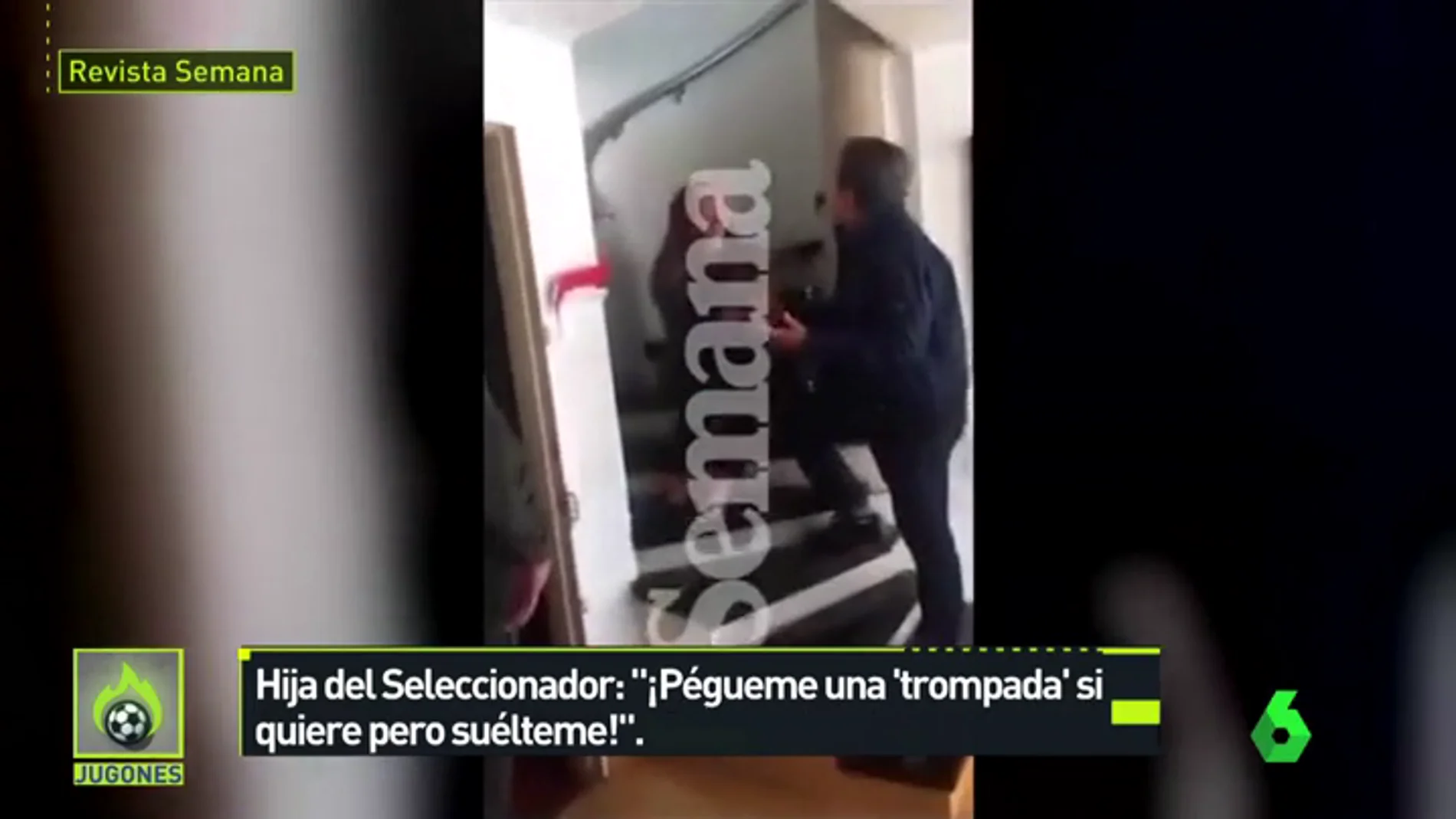 Sale a la luz el vídeo en el que el seleccionador de Honduras agrede a su hija