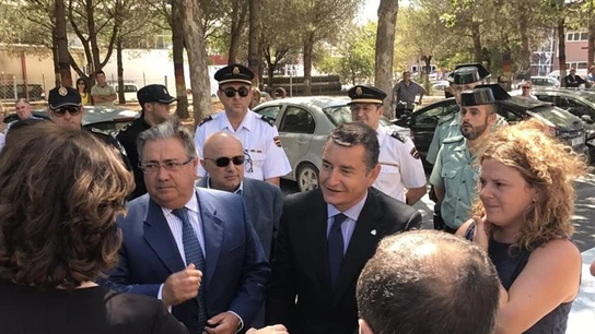 El ministro de Interior, en Ronda El ministro de Interior, en Ronda