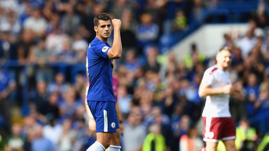 Morata celebra su gol con el Chelsea Morata celebra su gol con el Chelsea