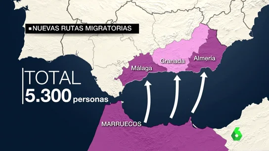 Las costas se convierten en el paso más común de los migrantes para atravesar la frontera de España Las costas se convierten en el paso más común de los migrantes para atravesar la frontera de España