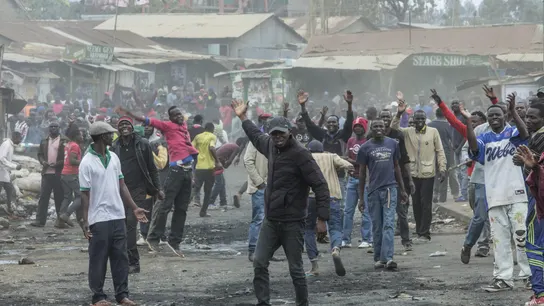 Protestas en Kenia tras las elecciones presidenciales Protestas en Kenia tras las elecciones presidenciales