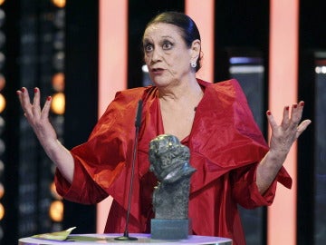 La actriz recibió un Goya por su papel en 'Las brujas de Zugarramurdi' La actriz recibió un Goya por su papel en 'Las brujas de Zugarramurdi'