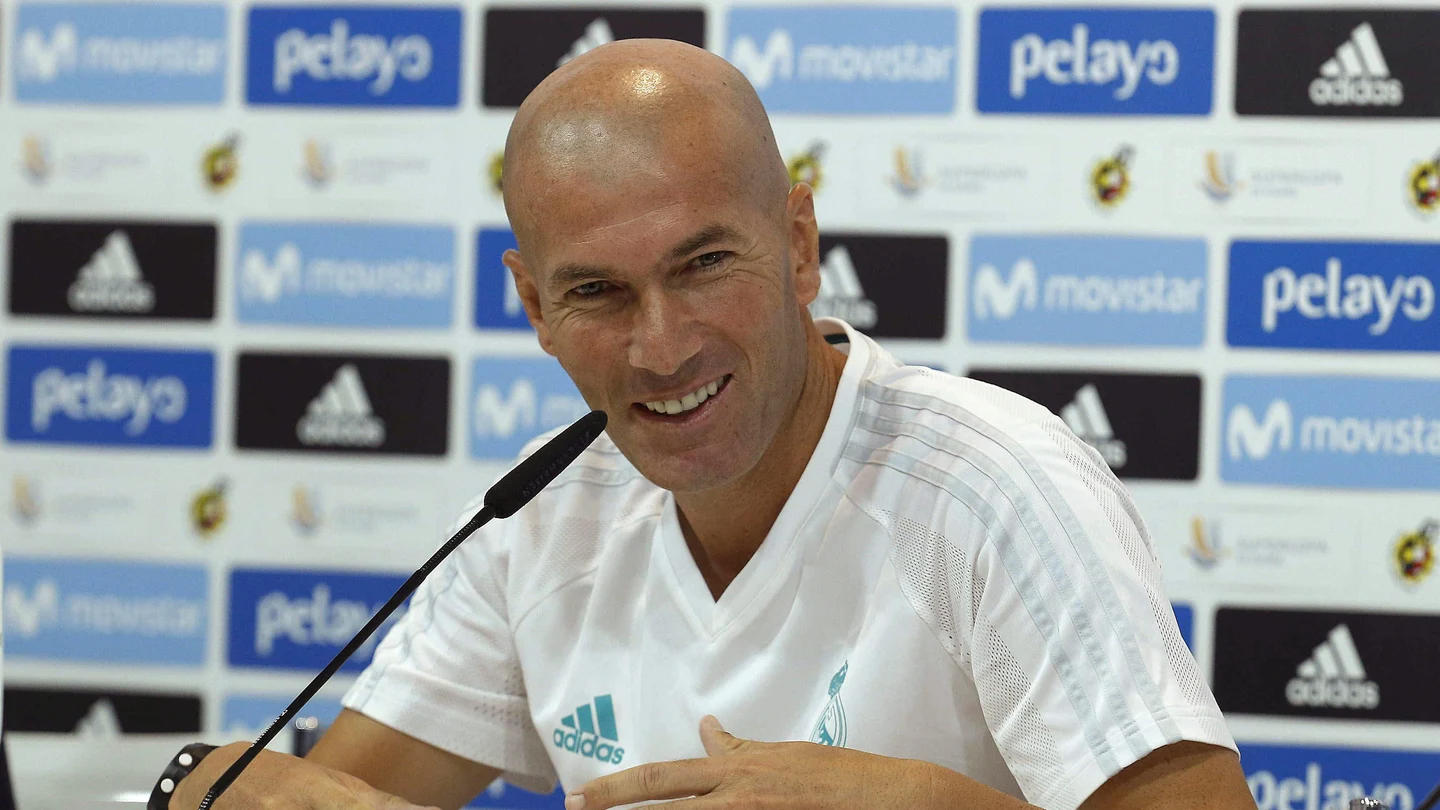 Zinedine Zidane, entrenador del Real Madrid Zinedine Zidane, entrenador del Real Madrid
