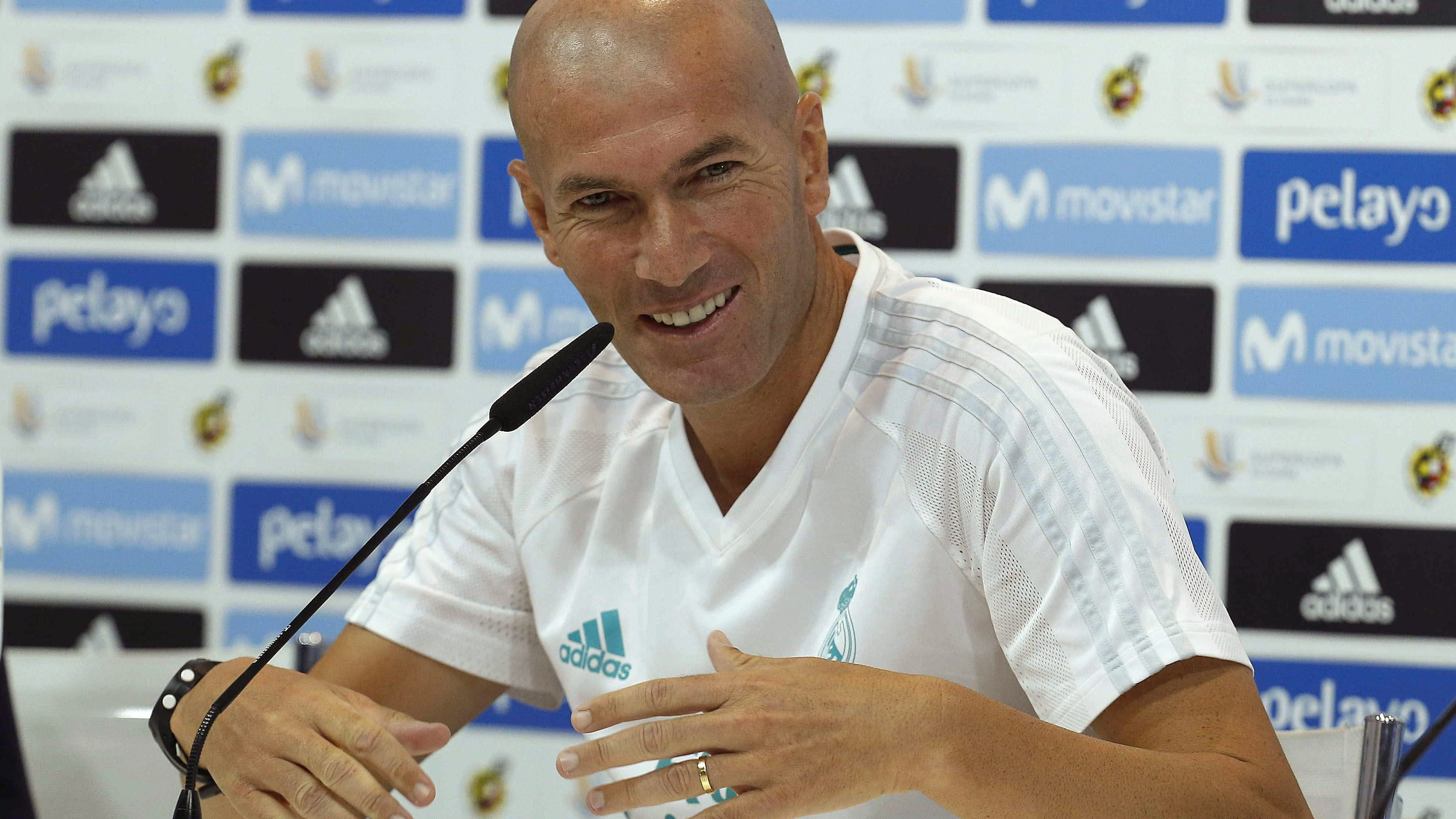 Zinedine Zidane, entrenador del Real Madrid