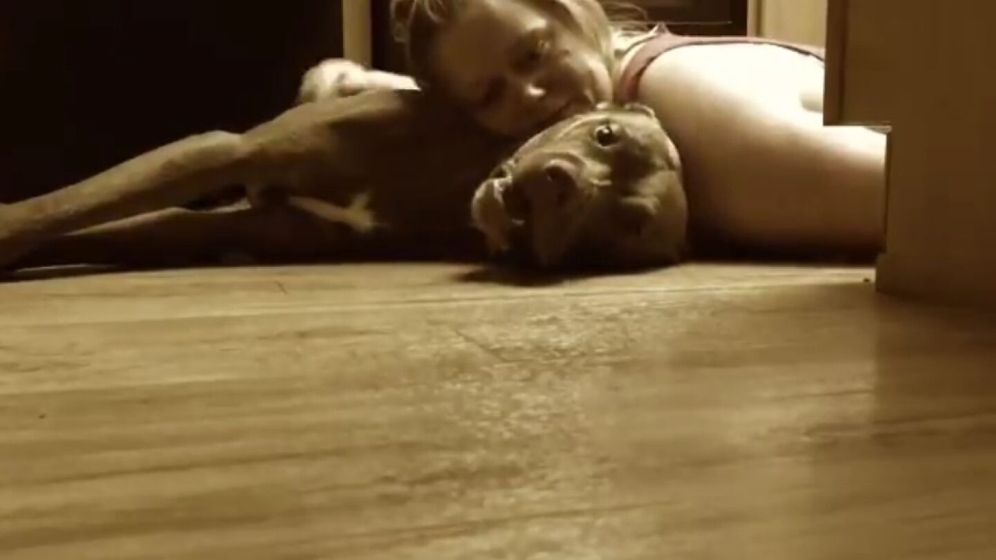 Colt y su due&ntilde;a durante un entrenamiento