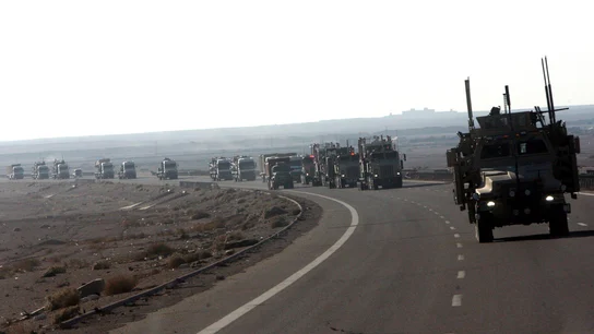 Imagen de tropas de EEUU en la frontera entre Irak y Siria Imagen de tropas de EEUU en la frontera entre Irak y Siria