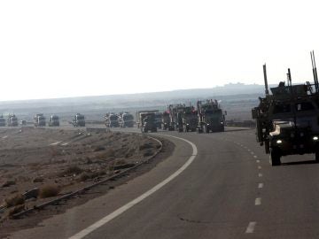Imagen de tropas de EEUU en la frontera entre Irak y Siria Imagen de tropas de EEUU en la frontera entre Irak y Siria