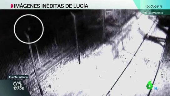 Las imágenes de los últimos momentos de Lucía Vivar la muestran andando sola por las vías del tren Las imágenes de los últimos momentos de Lucía Vivar la muestran andando sola por las vías del tren