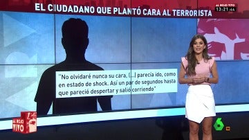 El ciudadano que plantó cara al terrorista de Barcelona