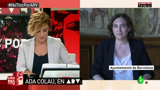 La alcaldesa de Barcelona, Ada Colau La alcaldesa de Barcelona, Ada Colau