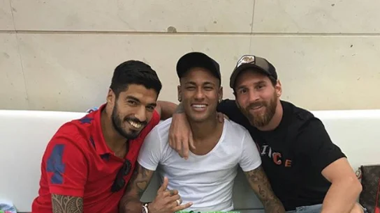 Neymar, Messi y Suárez Neymar, Messi y Suárez