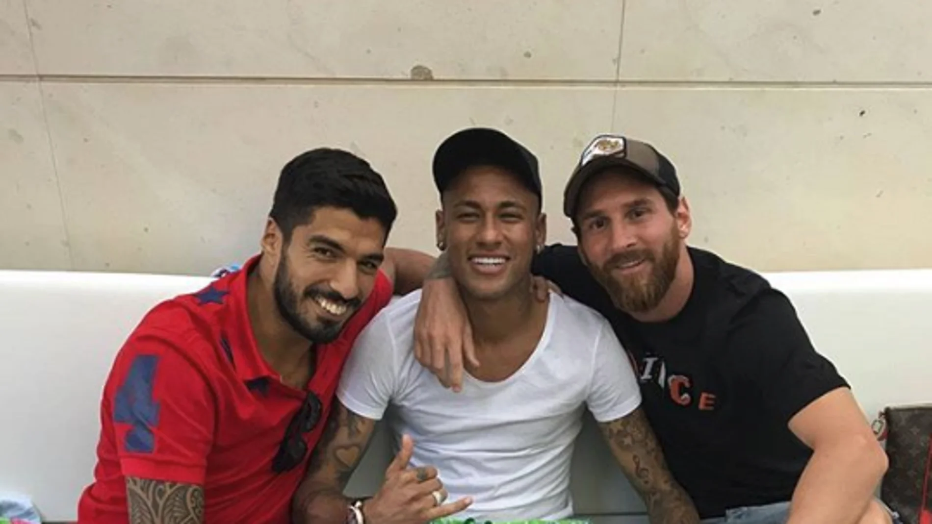 Neymar, Messi y Suárez