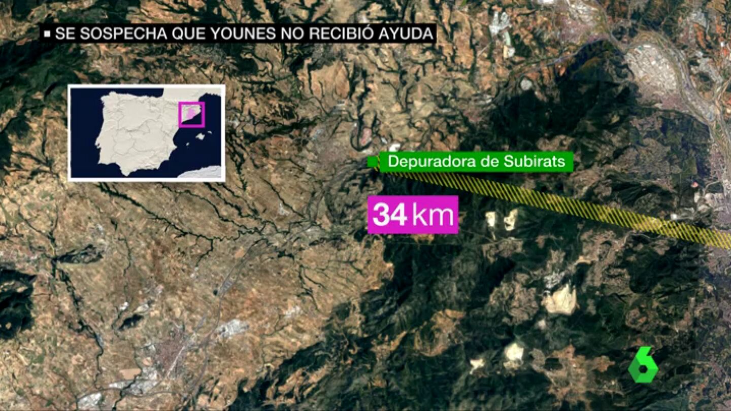 Posible recorrido de Younes Abouyaaqoub en Barcelona