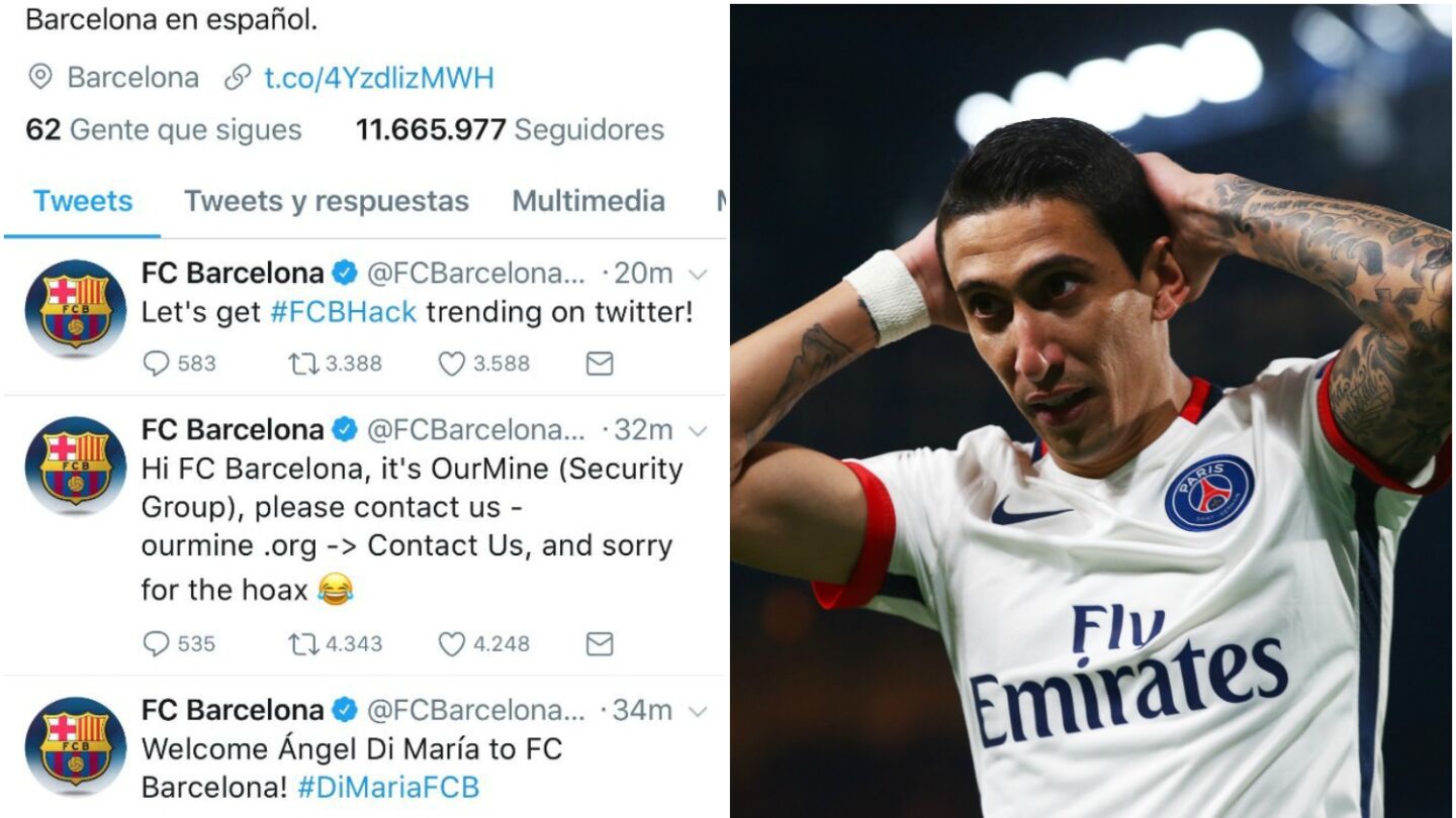 El 'anuncio' del fichaje de Di Mar&iacute;a