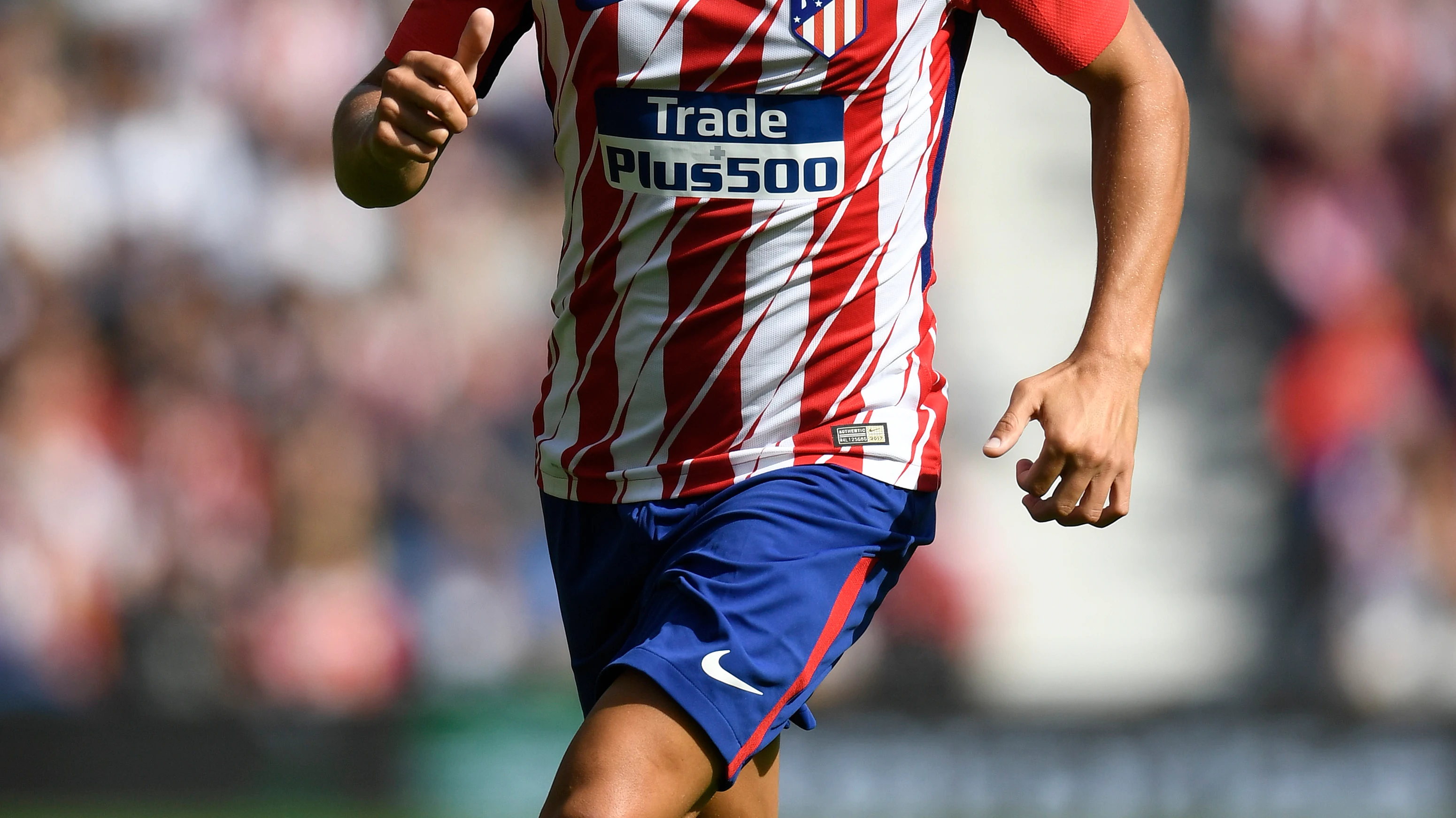 Koke, durante un partido con el Atlético de Madrid