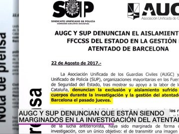 Denuncia de la AUGC Denuncia de la AUGC