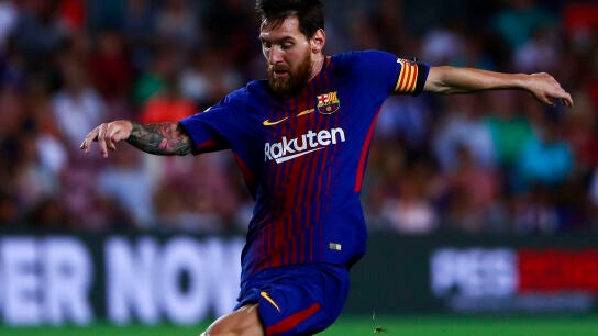 Messi en el partido contra el Betis