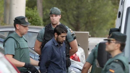Mohammed Alla, a la entrada en los juzgados Mohammed Alla, a la entrada en los juzgados