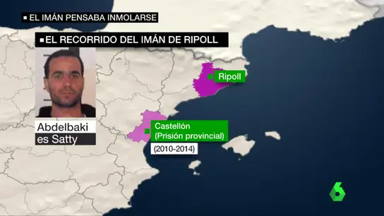 El recorrido de Aldelbaki es Satty, imán de Ripoll El recorrido de Aldelbaki es Satty, imán de Ripoll