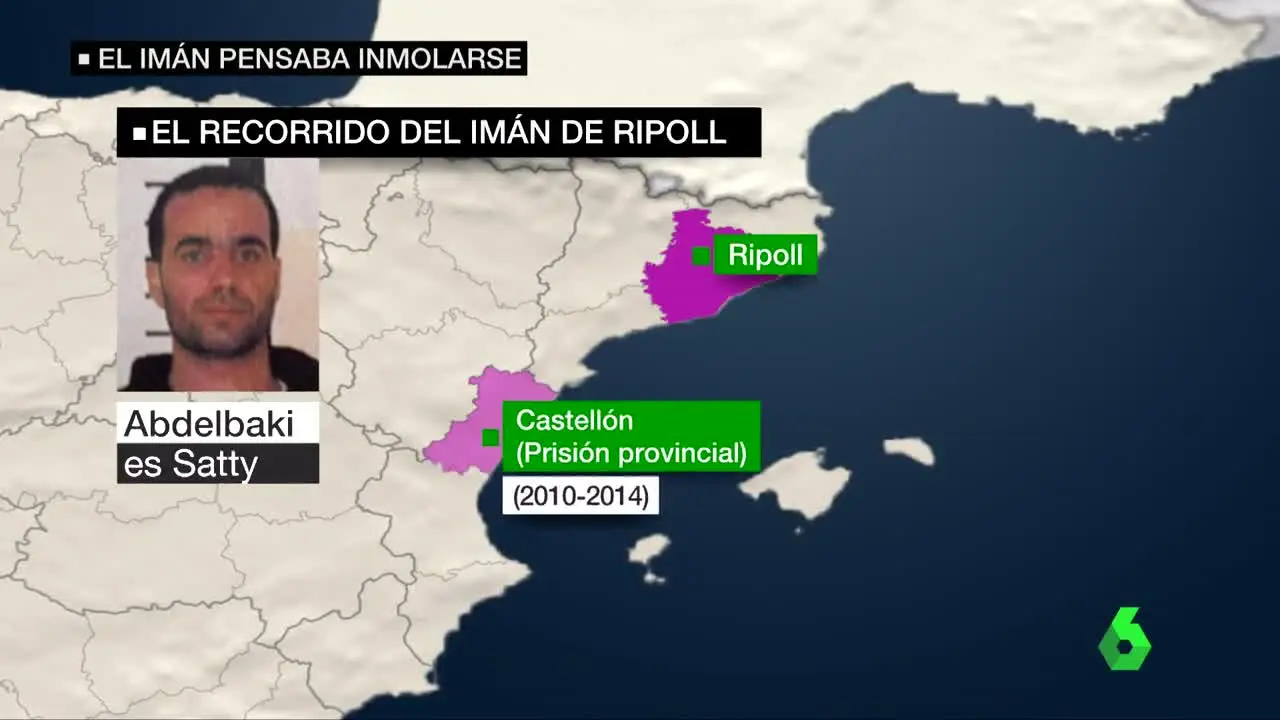El recorrido de Aldelbaki es Satty, imán de Ripoll