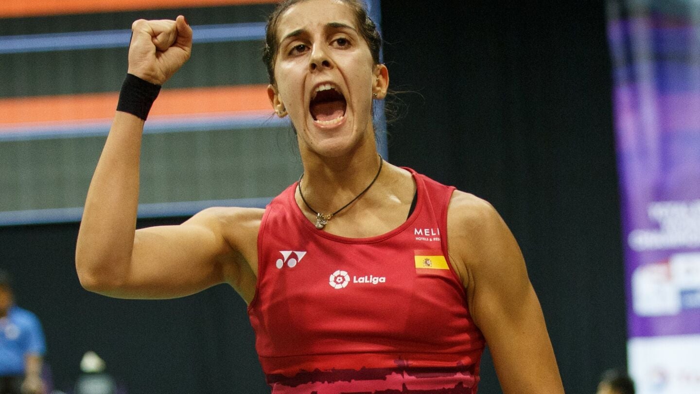 Carolina Mar&iacute;n en el campeonato