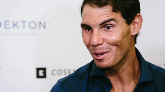 Rafa Nadal habla con los medios de comunicación Rafa Nadal habla con los medios de comunicación