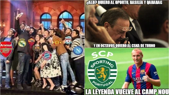 Los 'memes' de la fase de grupos de la Champions Los 'memes' de la fase de grupos de la Champions
