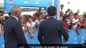 Bartomeu en su llegada a Mónaco