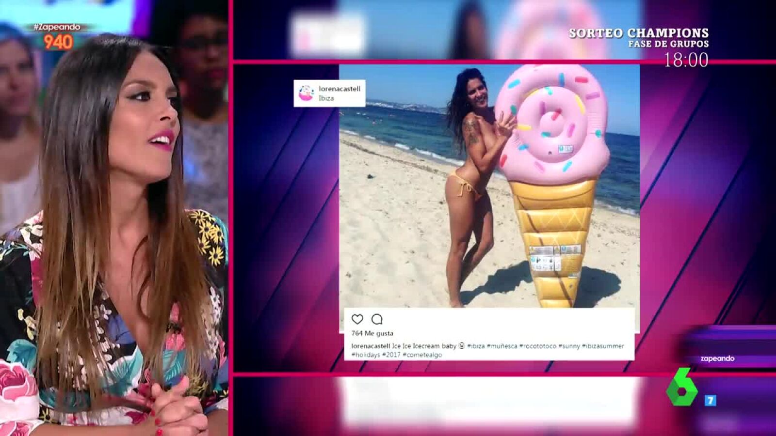 Lorena Castell regresa de sus vacaciones comentado su posado m&aacute;s sexy en Ibiza