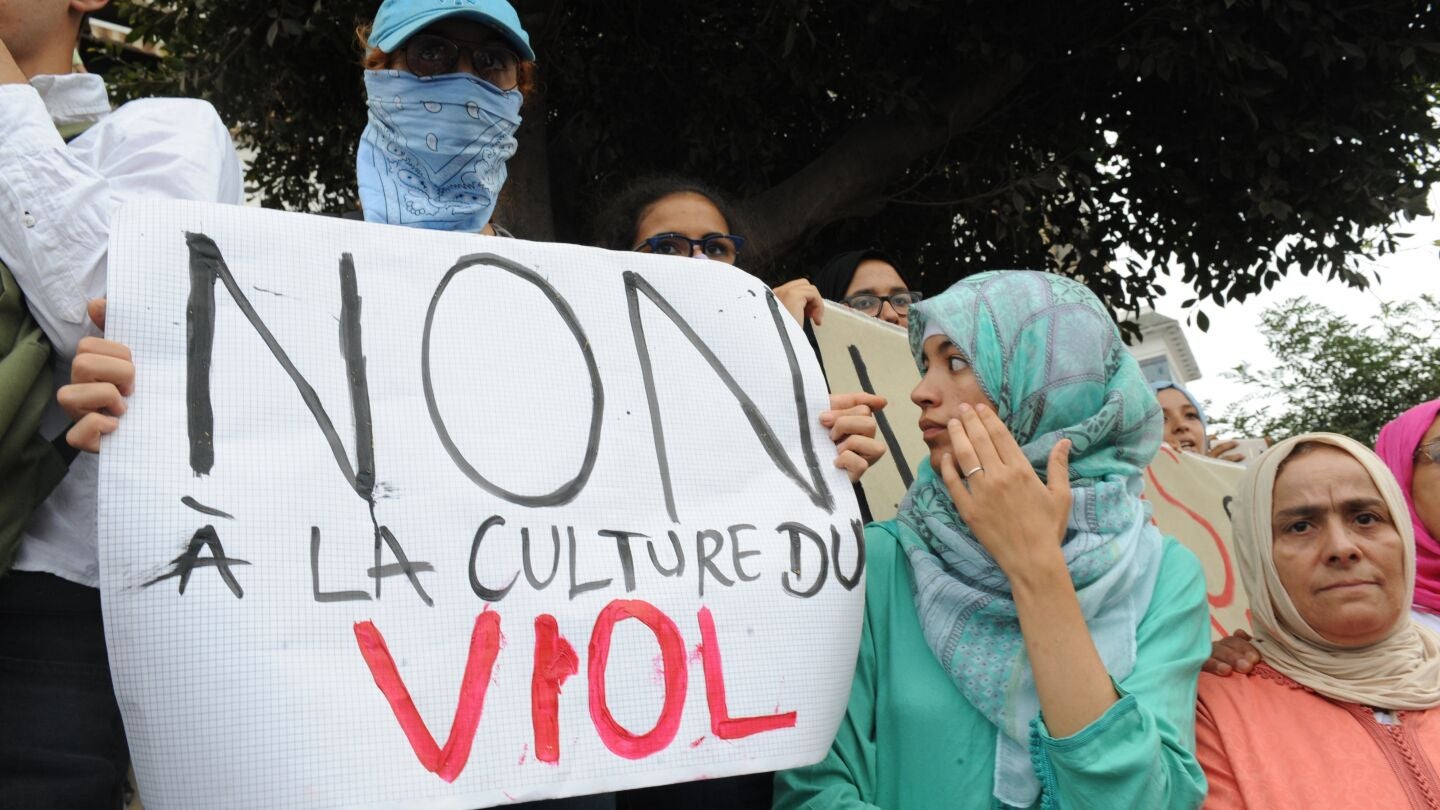 Imagen de archivo de una manifestaci&oacute;n contra el abuso sexual en Casablanca