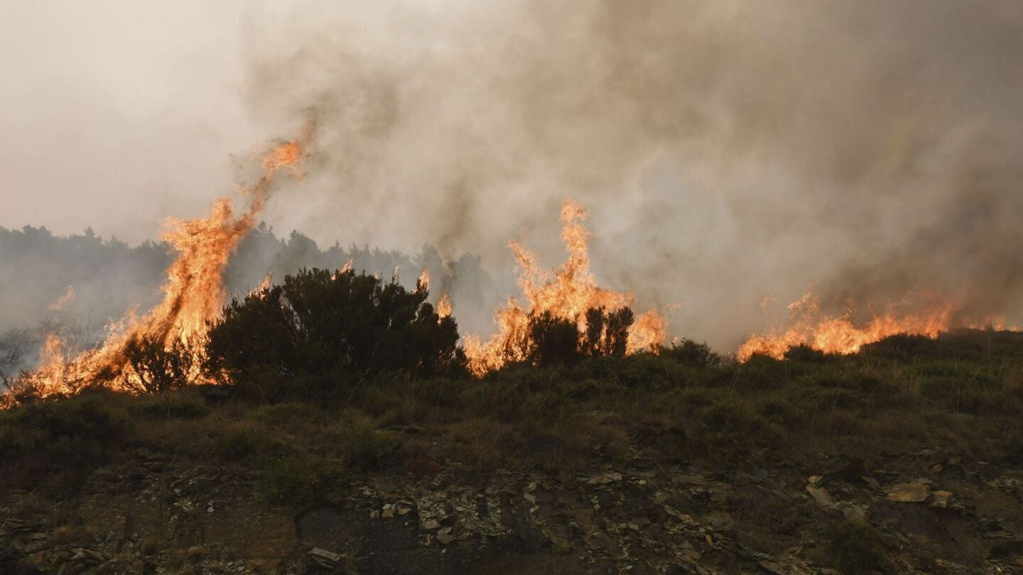 Incendio en Encinedo, Le&oacute;n