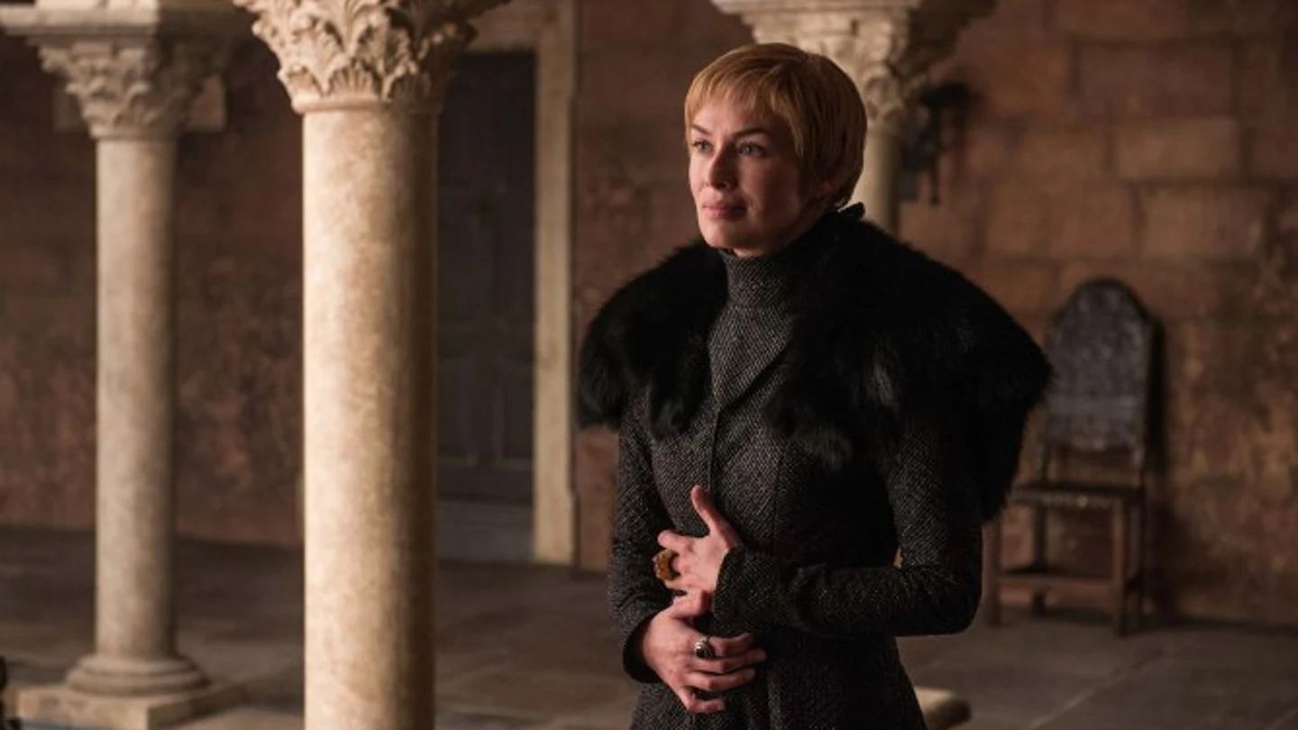 Cersei Lannister en el final de temporada de Juego de Tronos Cersei Lannister en el final de temporada de Juego de Tronos