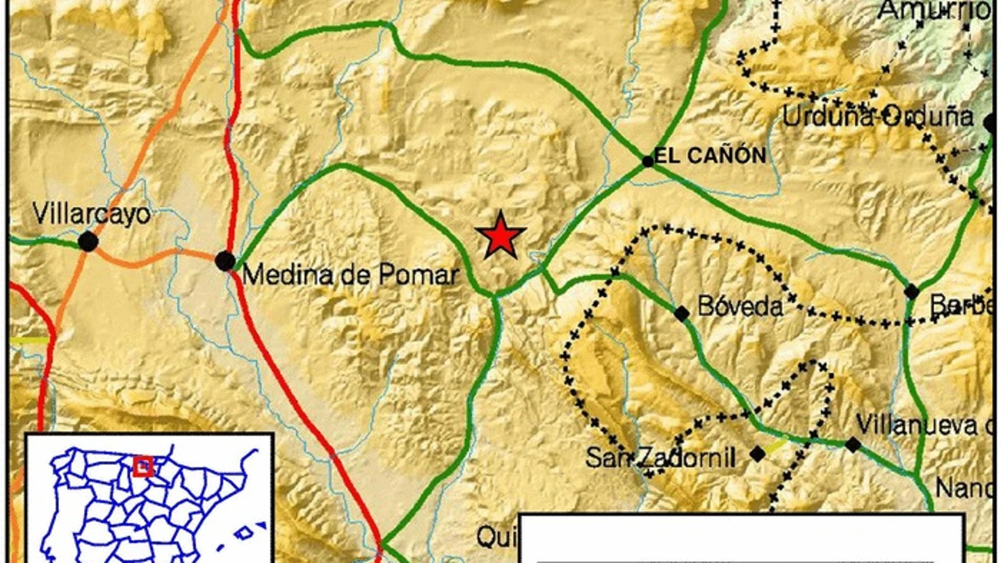 Movimiento sísmico registrado en Burgos Movimiento sísmico registrado en Burgos