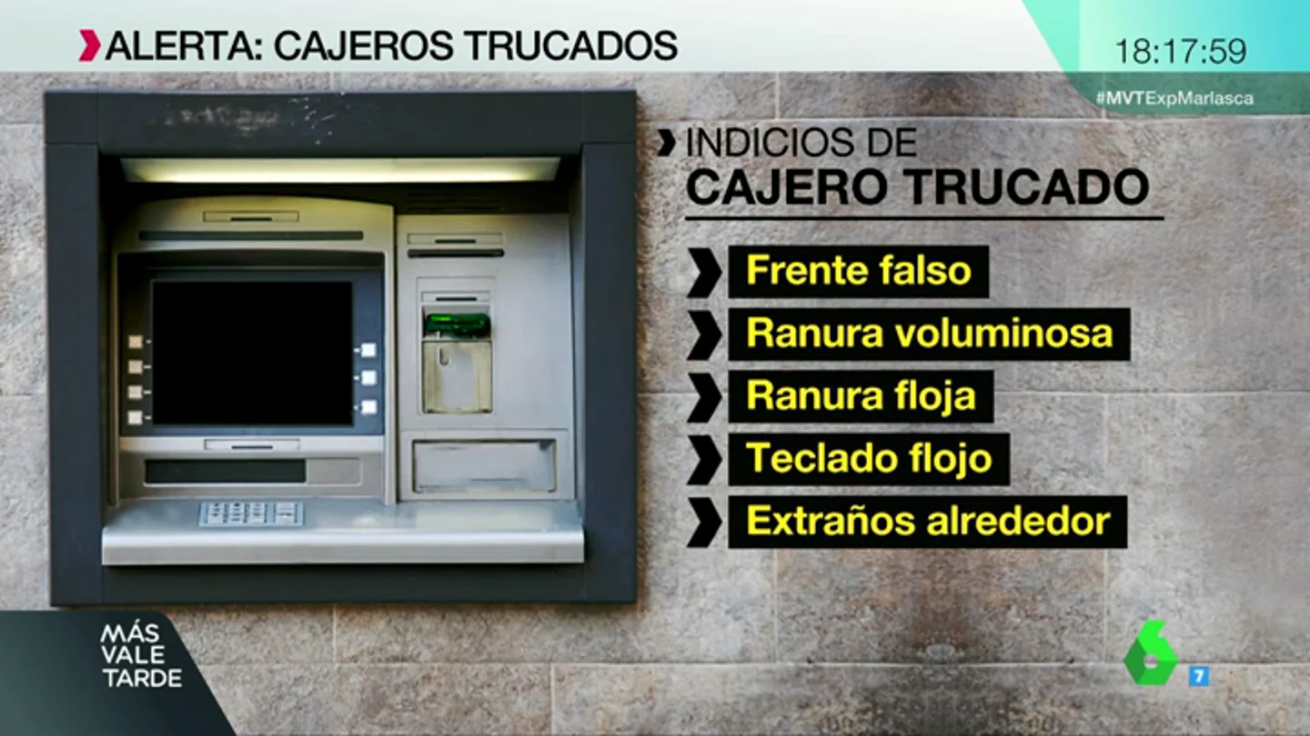 Falsos teclados y depositores de tarjeta, cámaras diminutas... así son los nuevos métodos de robo en cajeros automáticos Falsos teclados y depositores de tarjeta, cámaras diminutas... así son los nuevos métodos de robo en cajeros automáticos