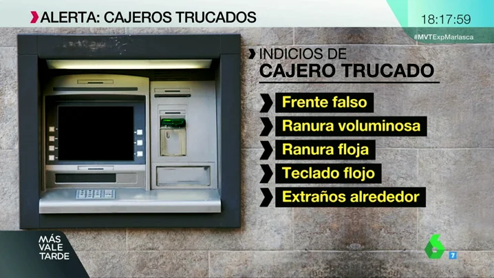 Falsos teclados y depositores de tarjeta, cámaras diminutas... así son los nuevos métodos de robo en cajeros automáticos